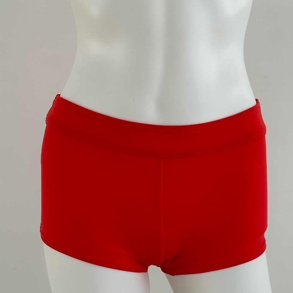 prAna Raya Boyshort Bikini Bottom Carmine Pink XS NWT